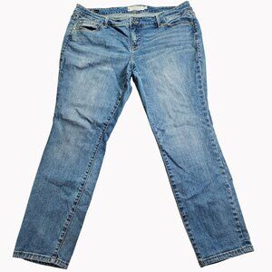 Torrid Womens Size 18 Skinny Fit Denim Jeans Medium Wash Stretch